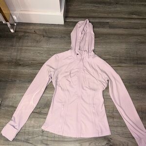 lululemon athletica Light Pink Hooded Zip-Up Jacket